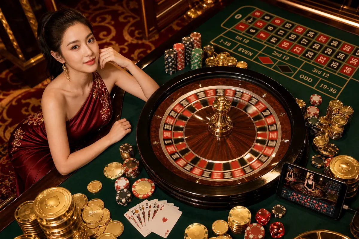 ezspin6 Casino meja live dealer baccarat